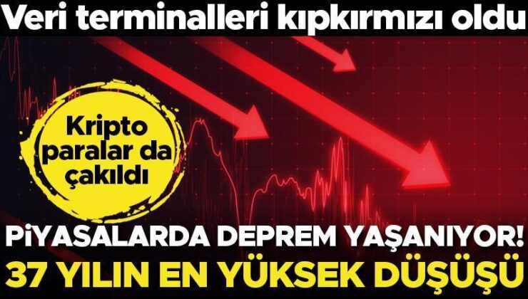 Piyasalarda ABD depremi! 37 yılın en yüksek düşüşü… Bitcoin ve Ethereum çakıldı