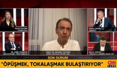 Prof. Dr. Ceyhan CNN Türk’te anlattı: Maymun çiçeğine karşı aşı var ama alarmda olmak lazım