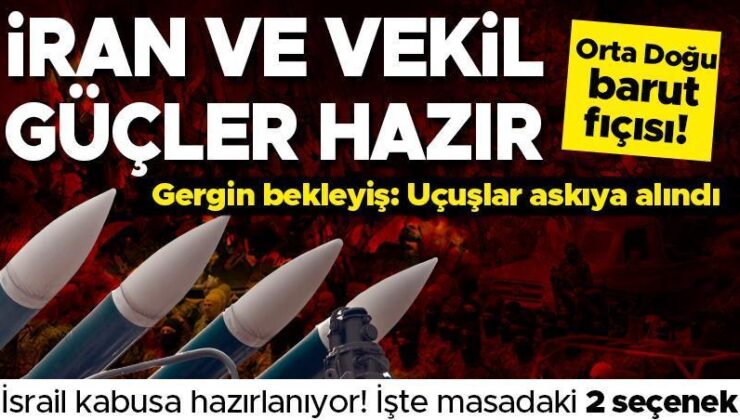 Son dakika…İran ve vekil güçler hazır: Misilleme için iki seçenek masada! İsrail kabusa hazırlanıyor