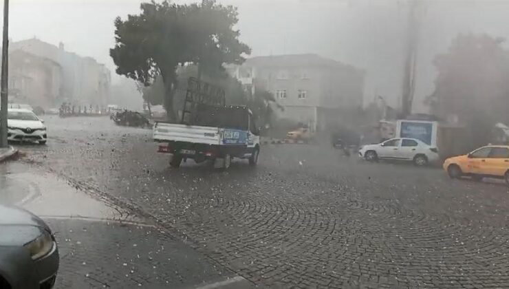 Tekirdağ’ı fırtına vurdu: Çatılar uçtu, ağaçlar devrildi