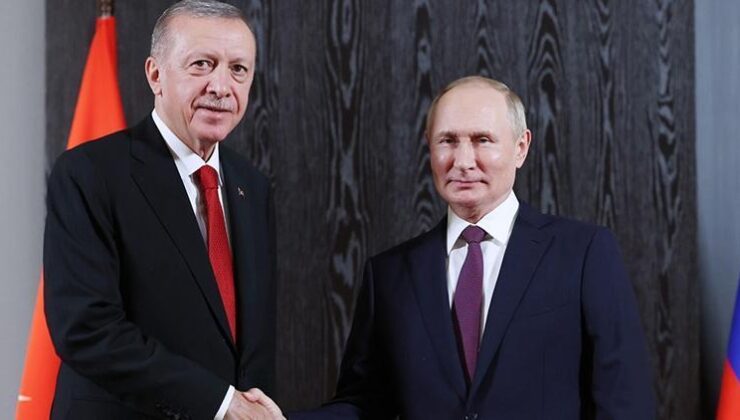 Cumhurbaşkanı Erdoğan Rusya Devlet Başkanı Putin ile görüştü