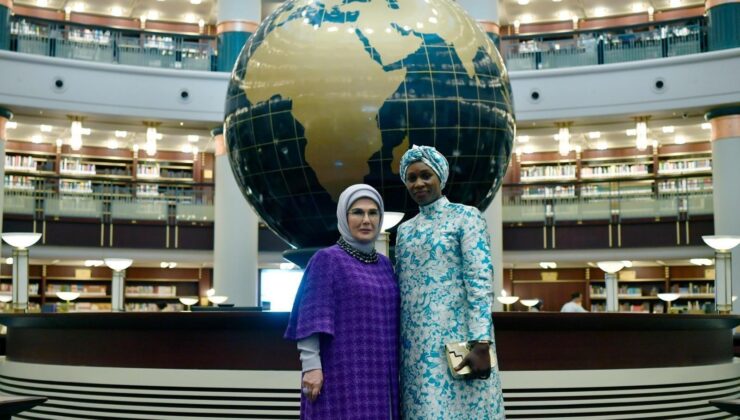 Emine Erdoğan, Senegal Cumhurbaşkanının eşi Marie Khone Fay ile bir araya geldi