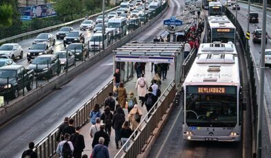 İstanbul’da trafik yoğunluğu