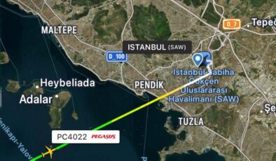 İstanbul’da yolcu uçağına lazer ışıklı taciz