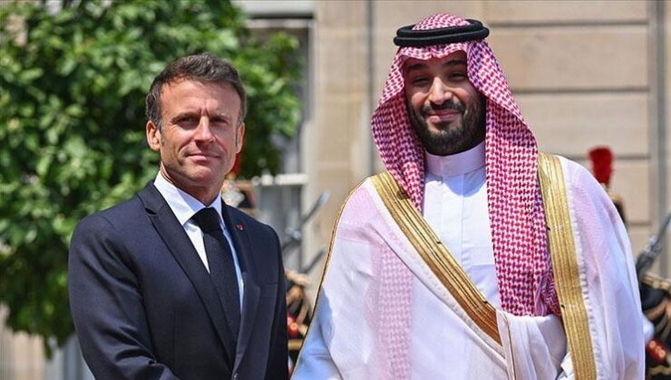 Prens Selman ve Macron’dan Orta Doğu telefonu