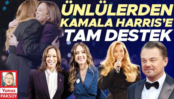 Ünlülerden Kamala Harris’e tam destek… Ünlü şarkıcı Beyonce mitinge katıldı