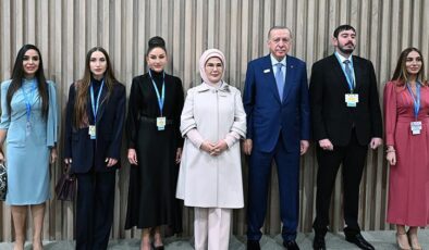 Emine Erdoğan, Azerbaycan, Kırgızistan ve Özbekistan liderlerinin eşleriyle görüştü