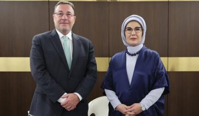 Emine Erdoğan, BM Kalkınma Programı İcra Direktörü Steiner ile görüştü