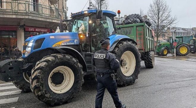 Fransız çiftçilerin protestosu sürüyor! Bordeaux Limanı’na erişim engellendi