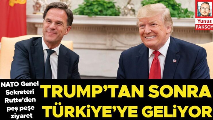 NATO Genel Sekreteri Rutte’den peş peşe ziyaret: Trump’tan sonra Türkiye’ye geliyor