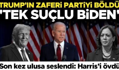 Trump’ın zaferinin ardından Demokratlar arasında ayrışma başladı: Suçu Biden’a yüklediler…