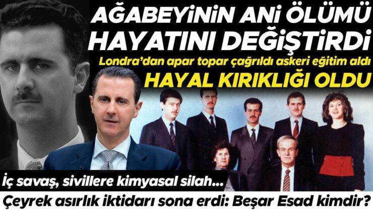 Beşar Esad iktidarının çeyrek asrı… Ağabeyinin ani ölümü hayatını değiştirdi