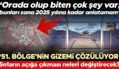 ‘51. Bölge’nin gizemi çözülüyor: Gerçekler ortaya çıkabilir! ‘Orada olup biten çok şey var, bunları sana 2025 yılına kadar anlatamam’ | Sırlarının açığa…