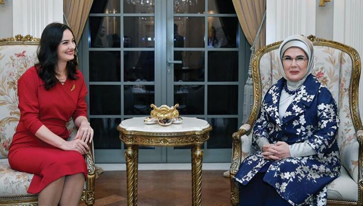 Emine Erdoğan, Karadağ Devlet Başkanı’nın eşi Milatovic ile bir araya geldi