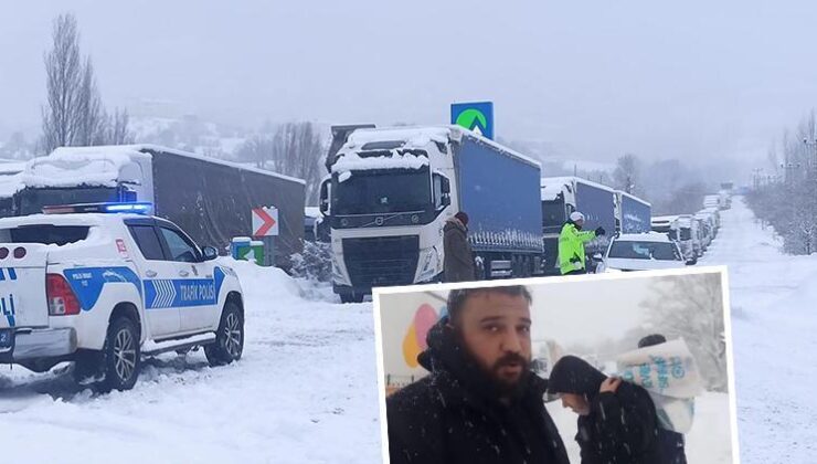 Geceden beri etkili olan kar eğitime ara getirdi… Yollar kapandı, araçların geçişi durdu | 3 il için sarı ve turuncu kodlu alarm