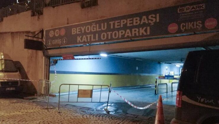 İBB’nin Beyoğlu’ndaki otoparkı tedbir amacıyla boşaltılacak