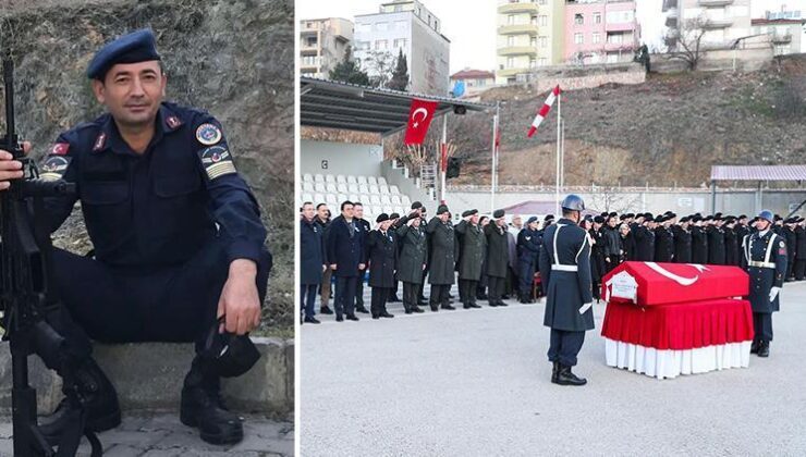 Tokat’ta hayatını kaybeden uzman çavuş Ferman Karasakal’ın cenazesi memleketine uğurlandı