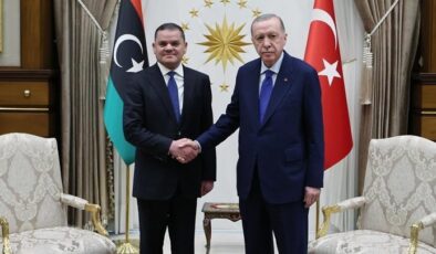 Cumhurbaşkanı Erdoğan, Libya Başbakanı Dibeybe’yi kabul etti