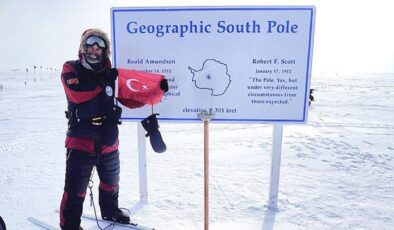 ‘Demir adam’ Güney Kutbu’na ulaşan ilk Türk olarak tarihe geçti