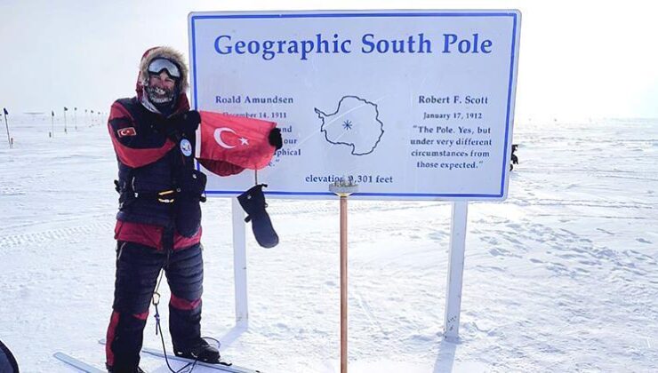 ‘Demir adam’ Güney Kutbu’na ulaşan ilk Türk olarak tarihe geçti