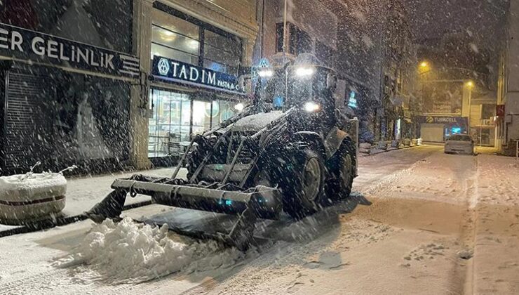 Edirne’de eğitime kar engeli