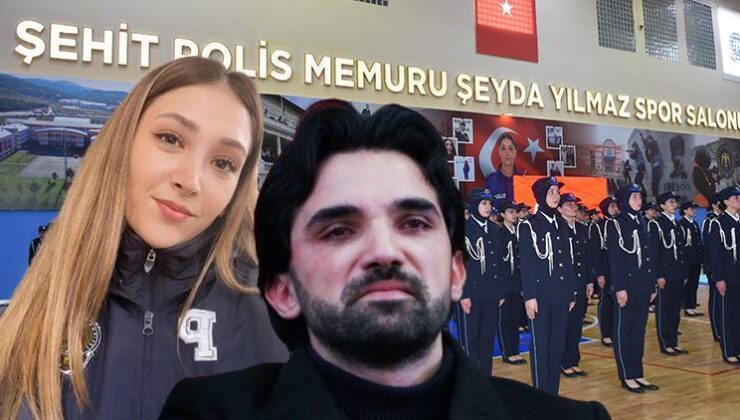 Şehit polis memuru Şeyda Yılmaz’ın ismi mesleğe ilk adım attığı yere verildi… Eşi gözyaşlarına hakim olamadı