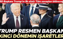 Trump resmen ABD Başkanı: ‘Öfkeli dünyaya birlik getireceğiz’