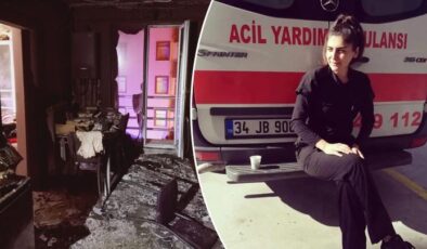 Amasya’da apartmanda yangın! Melisa hemşirenin cansız bedeni bulundu