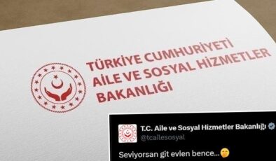 Bakanlıktan ’14 Şubat’ paylaşımı: ‘Seviyorsan git evlen bence’