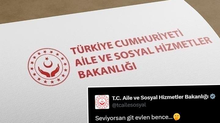 Bakanlıktan ’14 Şubat’ paylaşımı: ‘Seviyorsan git evlen bence’