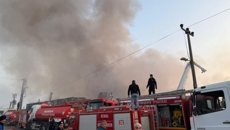 Bursa’da fabrikada yangın