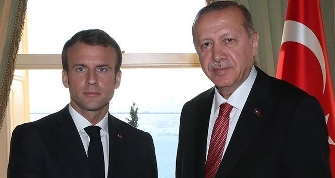 Cumhurbaşkanı Erdoğan, Fransa Cumhurbaşkanı Macron ile telefonda görüştü