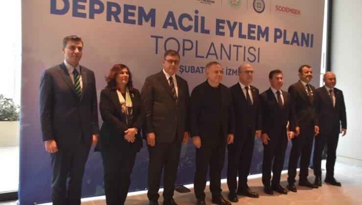 Ege’deki depremler sonrası CHP’li 5 büyükşehir başkanı İzmir’de toplantı yaptı