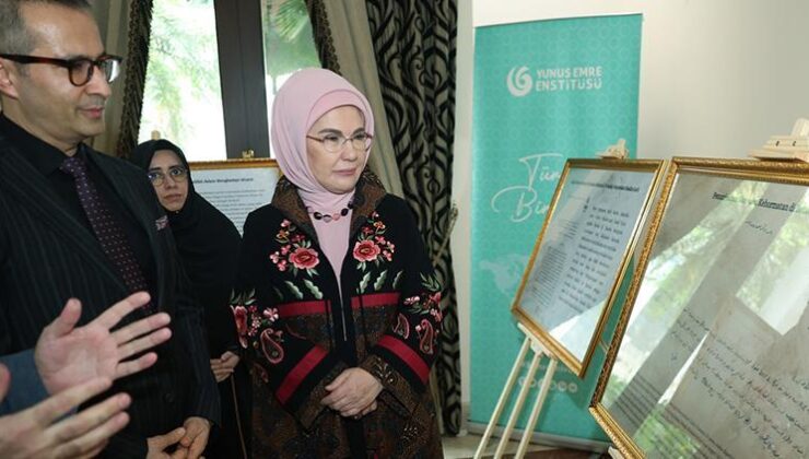 Emine Erdoğan, Endonezya’da Yunus Emre Enstitüsü’nü ziyaret etti