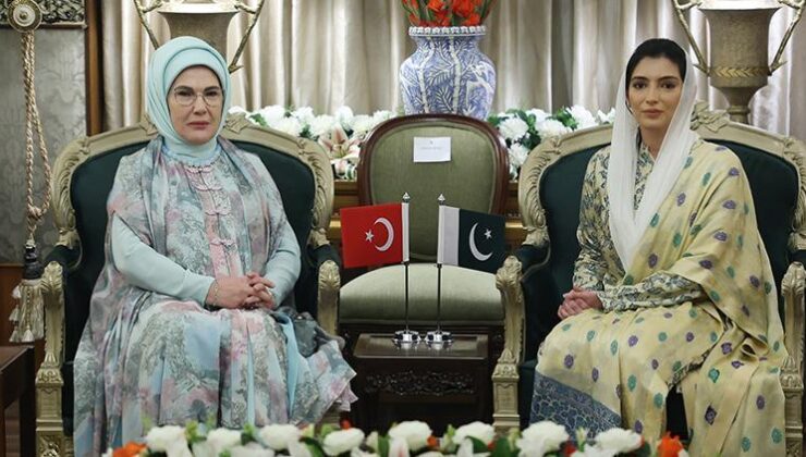 Emine Erdoğan, Pakistan Cumhurbaşkanı Zerdari’nin kızı ile görüştü