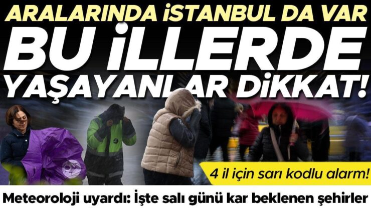 İstanbullular dikkat! AKOM uyardı: Sağanak ve soğuk hava dalgası geliyor! | İşte Meteoroloji’nin güncel tahmin raporu