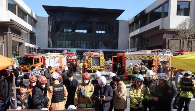 Otel inşaatında yangın: Güney Kore’de ölü ve yaralılar var