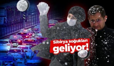 Sibirya soğukları geliyor! İstanbul’da kar alarmı… AKOM etkili olacak dedi ve uyardı