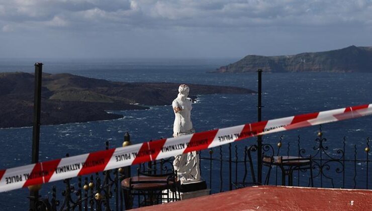 Son dakika… Santorini açıklarında 5.1 büyüklüğünde deprem