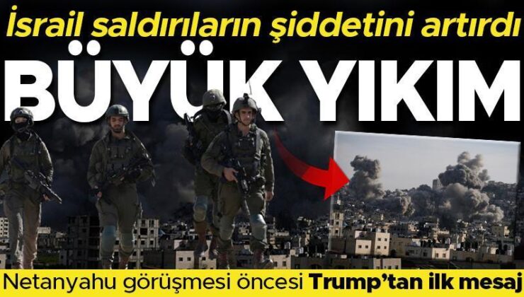 Son dakika…Cenin’de büyük yıkım! Gözler Trump-Netanyahu görüşmesine çevrildi…