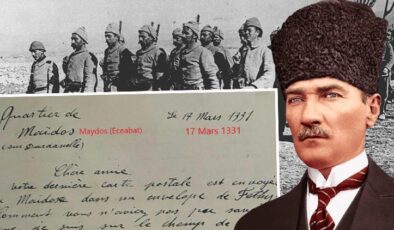 Mustafa Kemal Atatürk’ün 18 Mart’tan önce Madam Corinne’ye yazdığı mektup ortaya çıktı