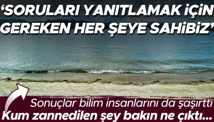 ‘Soruları yanıtlamak için gereken her şeye sahibiz’ Sonuçlar bilim insanlarını da şaşırttı… Kum zannedilen şey bakın ne çıktı!