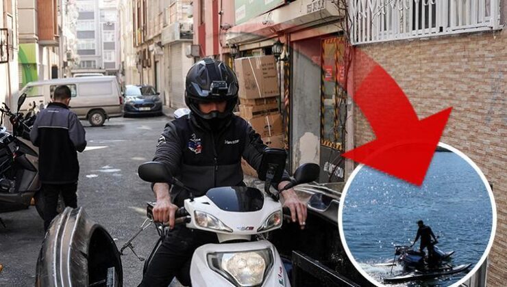 Trafikte görenler şaşkına dönüyor! İstanbul’da 24 yaşındaki genç, hem karada hem denizde gidebilen motosiklet tasarladı